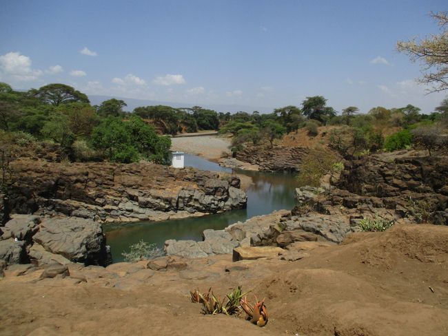 Kerio River in the gorges of Chebloch Gorge