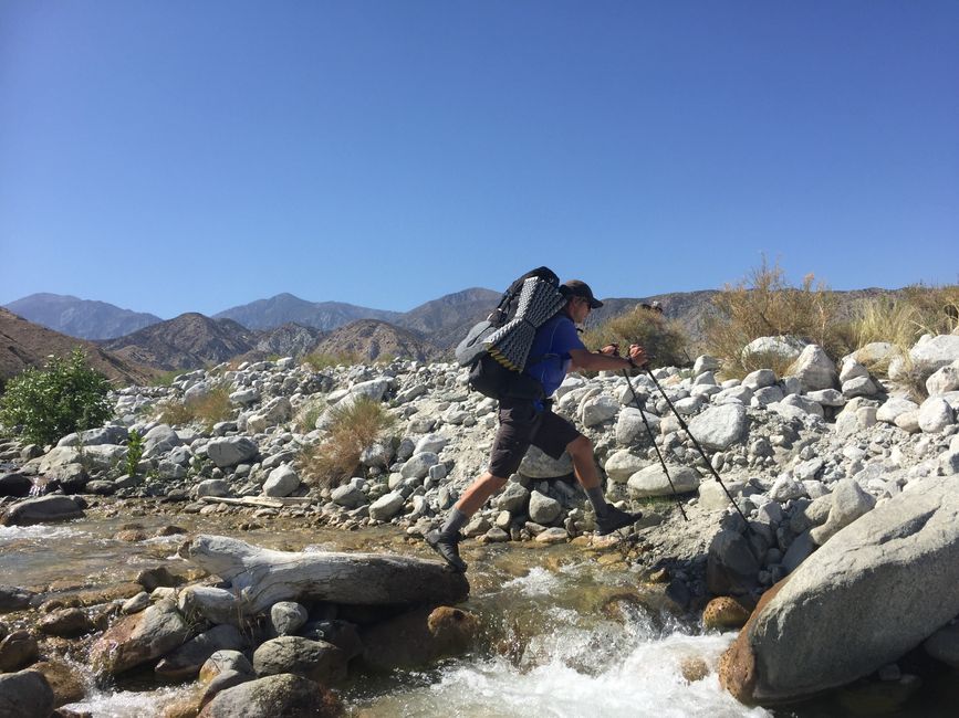 Pacific Crest Trail, Deep Creek River & Hot Springs
