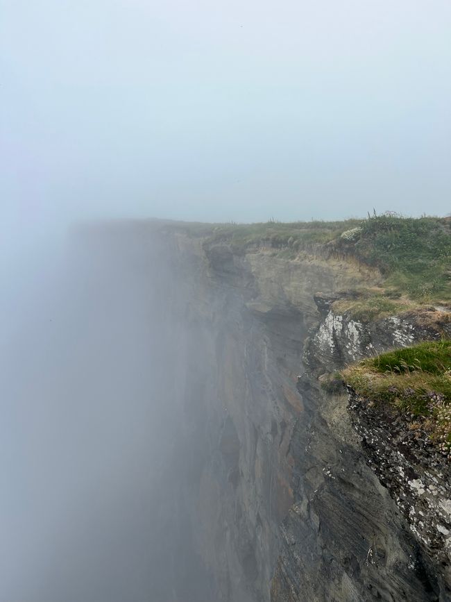 Misty wiwo ni Cliffs of Moher