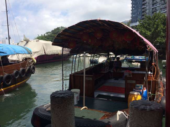 Harbour tour with a sampan