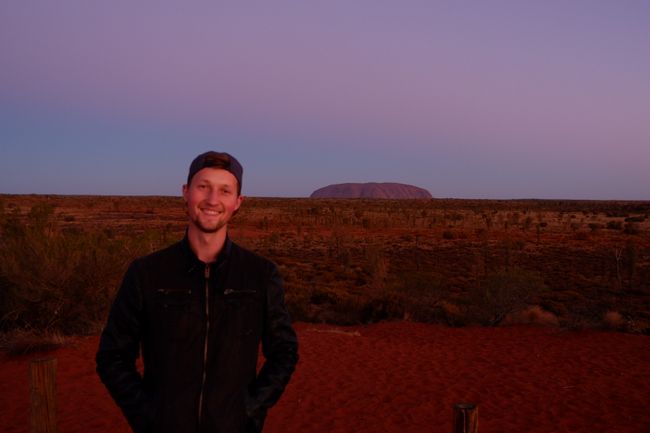 Timski and Uluru at sunset