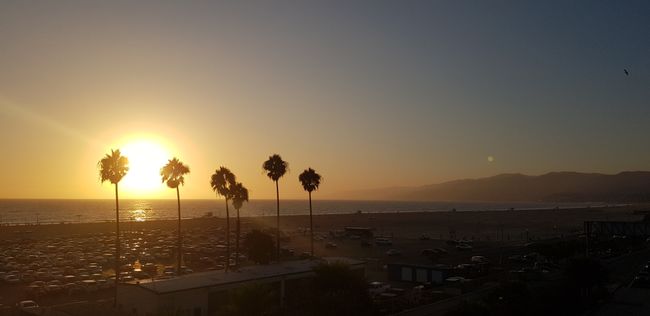 Sonnenuntergang in Santa Monica