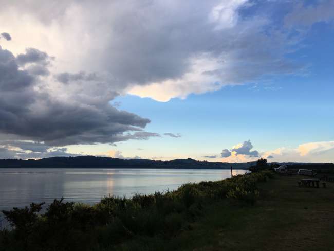 Evening atmosphere in Taupo