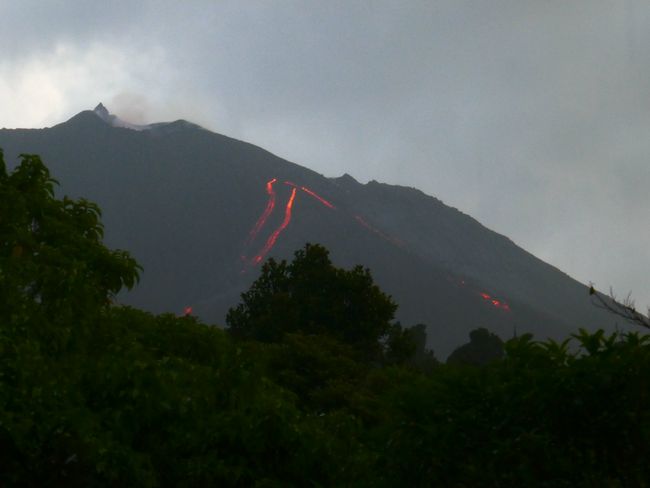Lava flows at Pacaya