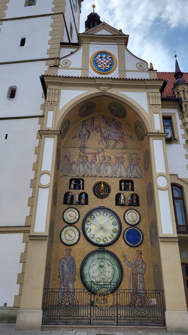 Astronomical clock at the Olomouc town hall