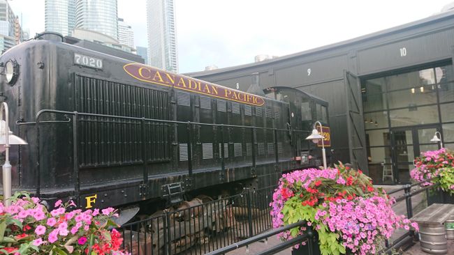 Lokomotive vom Zugmuseum in Toronto