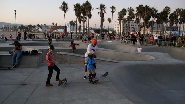 Skatepark at Venice Beach
