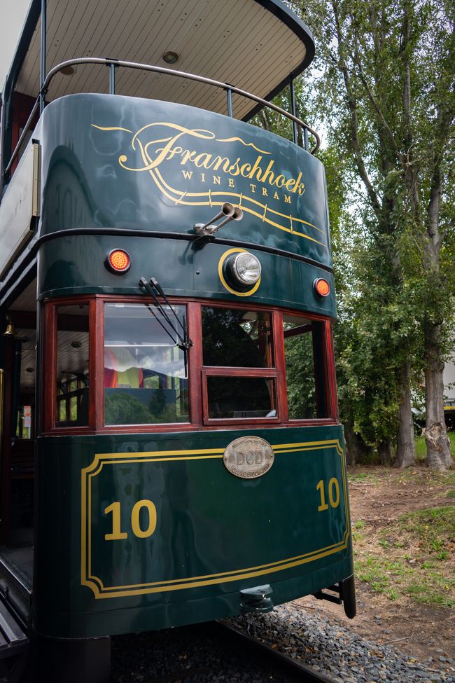 Historische Wine-Tram in Franschhoek