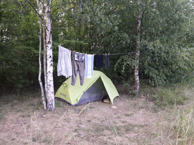 hidden campsite
