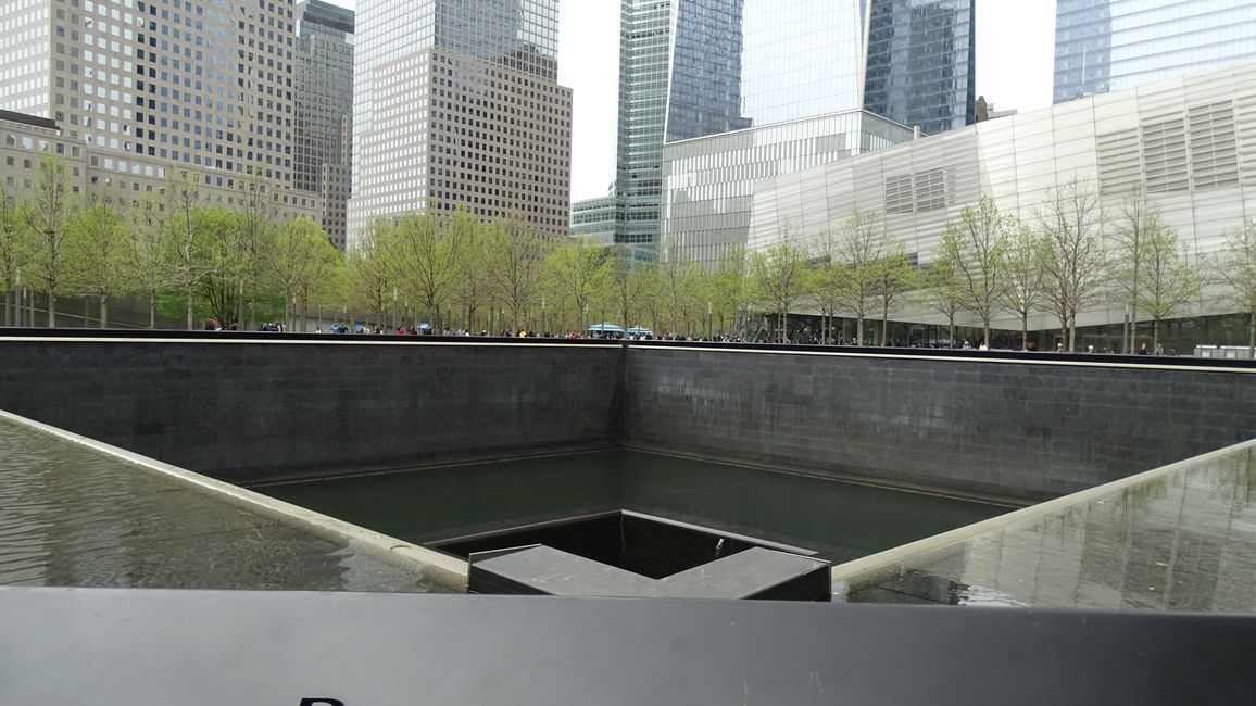 Ground Zero, where one of the two towers stood
