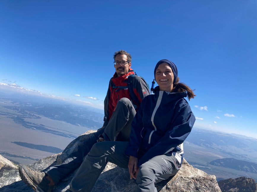 Middle Teton summit bliss