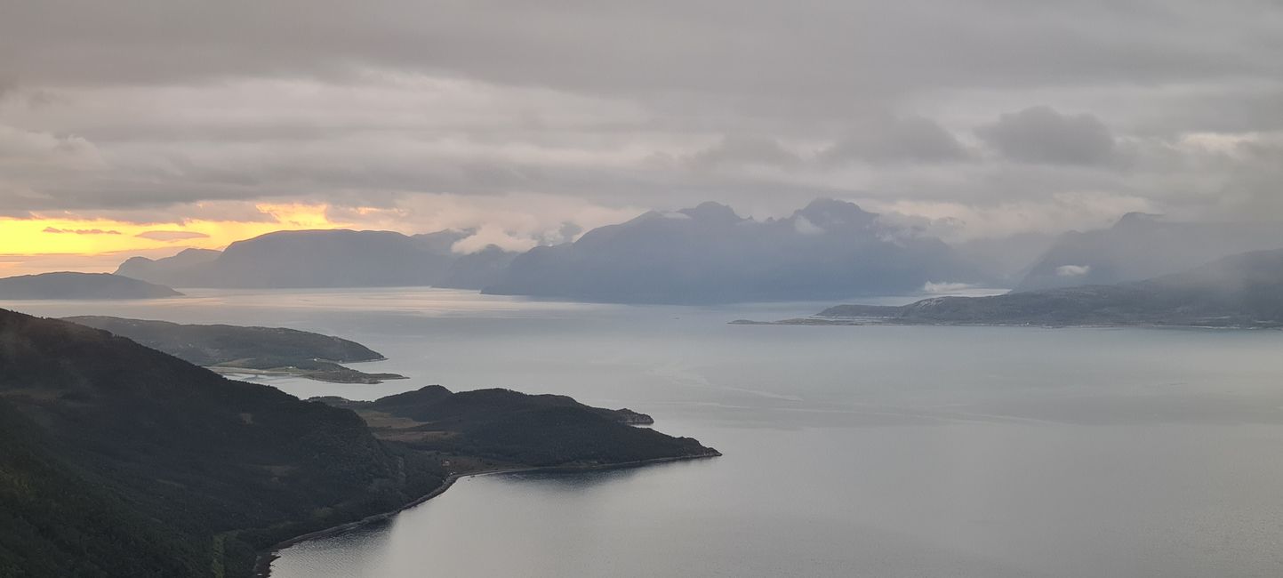 View of the fjord Kvænangen
