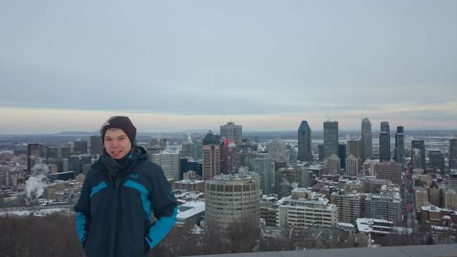 The view from Mount Royal 
