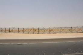 Die scheussliche Gegenwart - der Grenzzaun der UAE