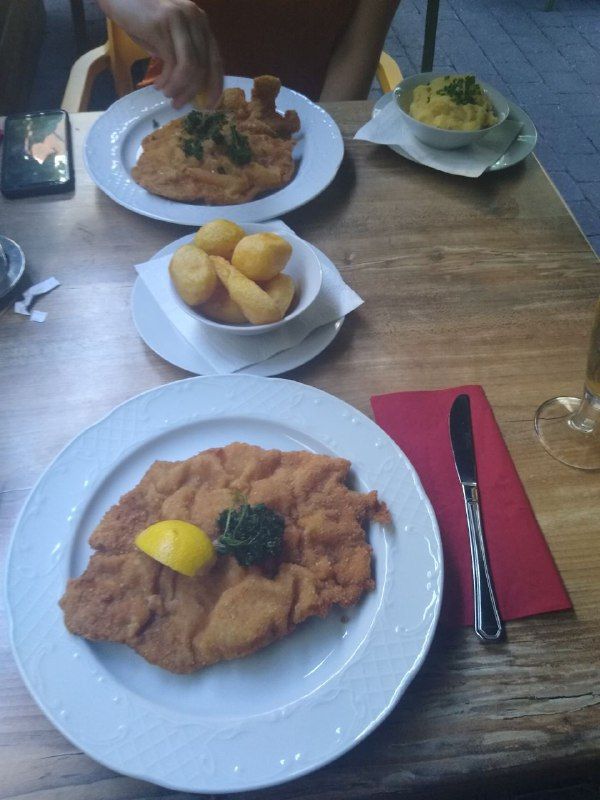 Viennese Schnitzel at Fromme Helene
