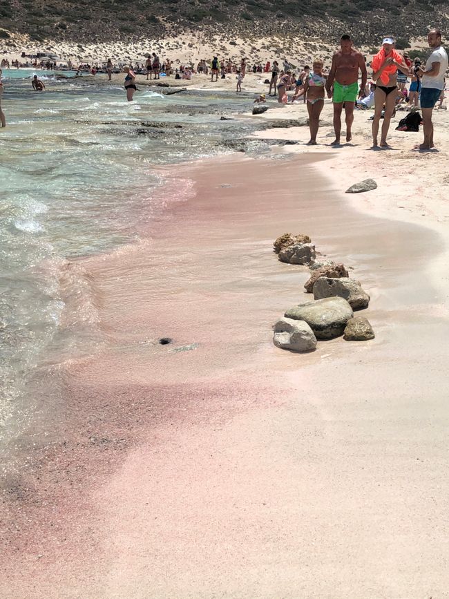 ...with pink sand