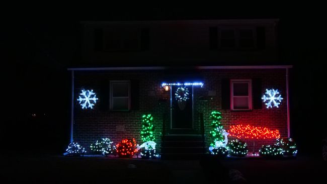 Weihnachtsschmuck in unserer Nachbarschaft
