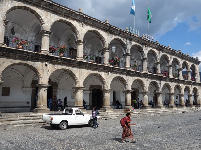 Main square of Antigua