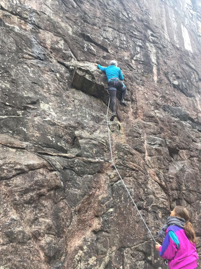 Lead climbing