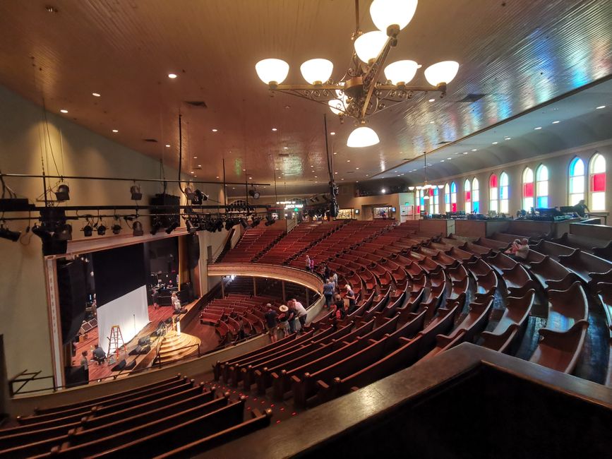 The "Ryman Auditorium" in Nashville