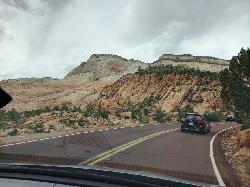 On the way to Zion National Park