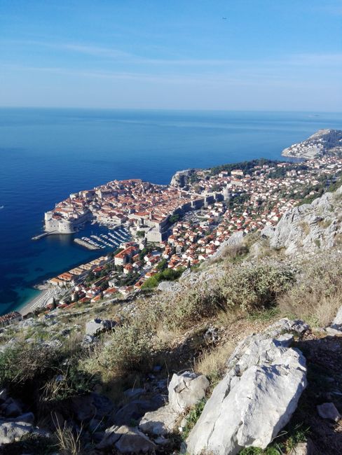 Dubrovnik von oben - Berg Srjd