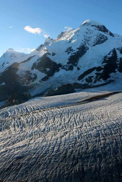 Glacier at Gandegghütte