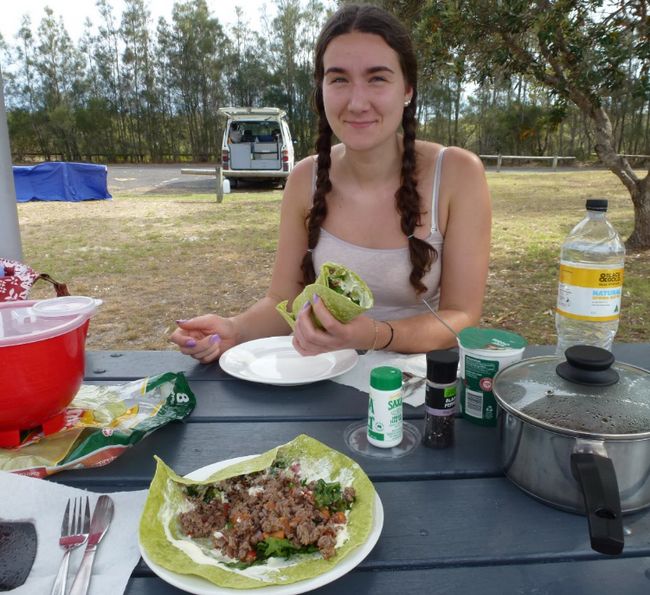 Food <3 - Wraps on the Myall River in Hawks Nest