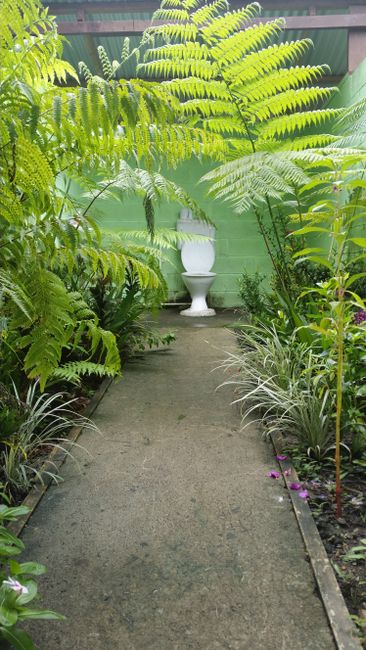 Garten-Toilette
