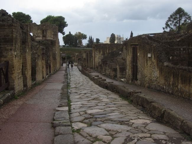 Herculaneum-die kleinere Stadt am Vesus
