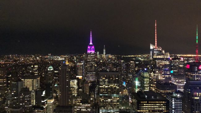 Views from the Rockefeller Center 