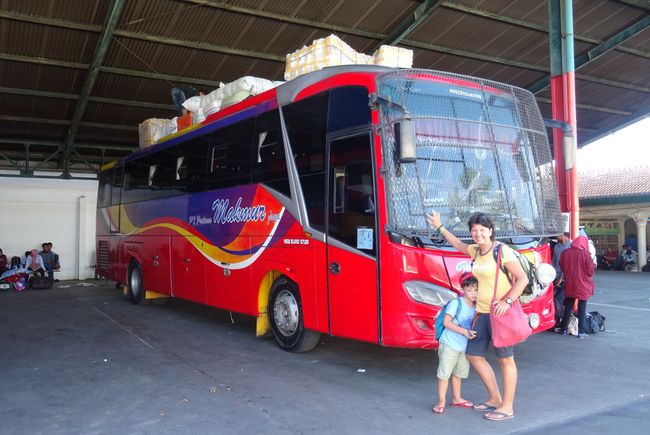 Our bus from Medan to Dumai 