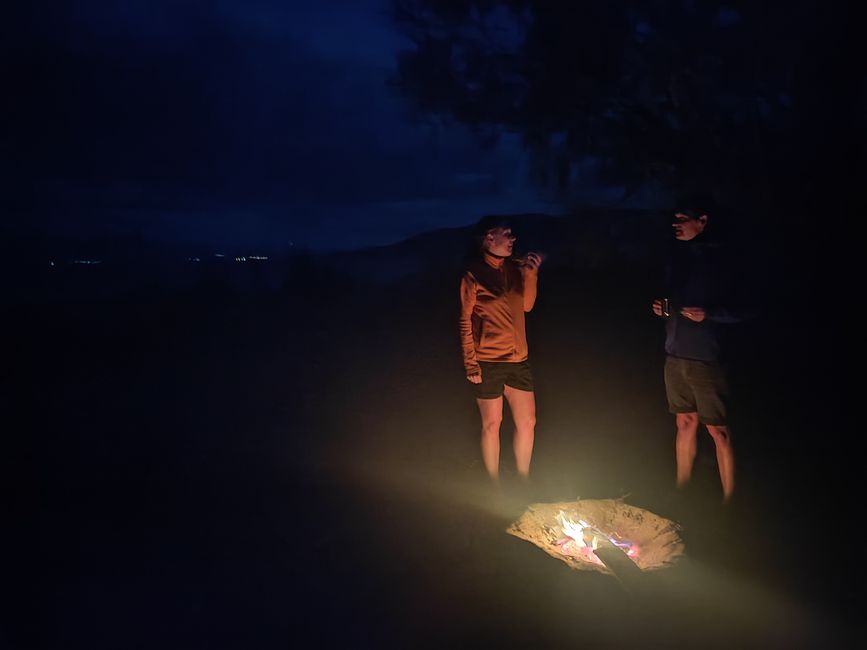 Dudelsack, starry sky and campfire - Galicica / North Macedonia