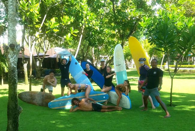 Surfcamp in Canggu, Bali