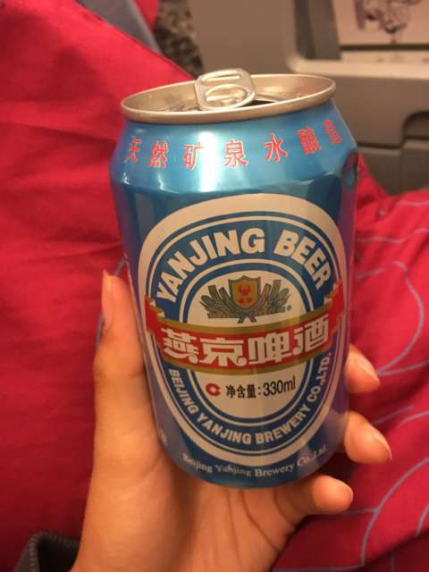 Beer auf dem Flug nach Beijing