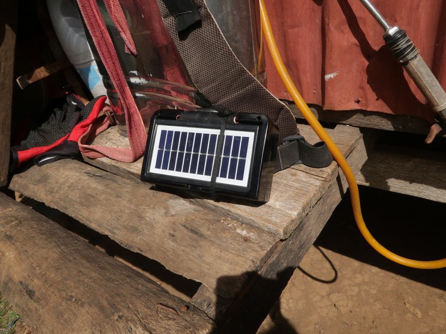 kleine Solarpanels, wenn es keinen Strom gibt