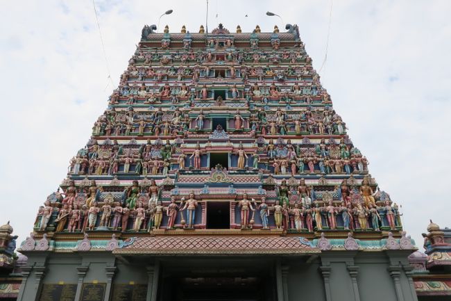 Dach eines hinduistischen Tempels