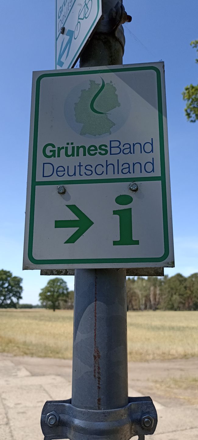 Grenze entlang Seen, Elbe und Grünem Band