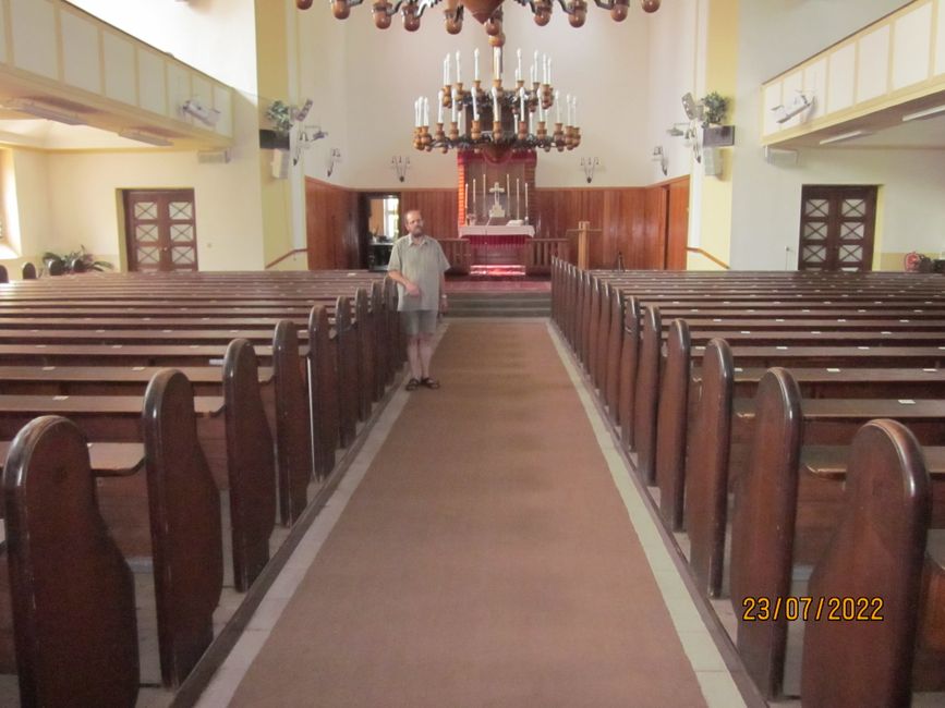 Interior with pastor