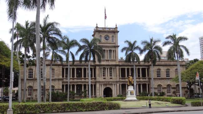 Palast in Honolulu Down Town