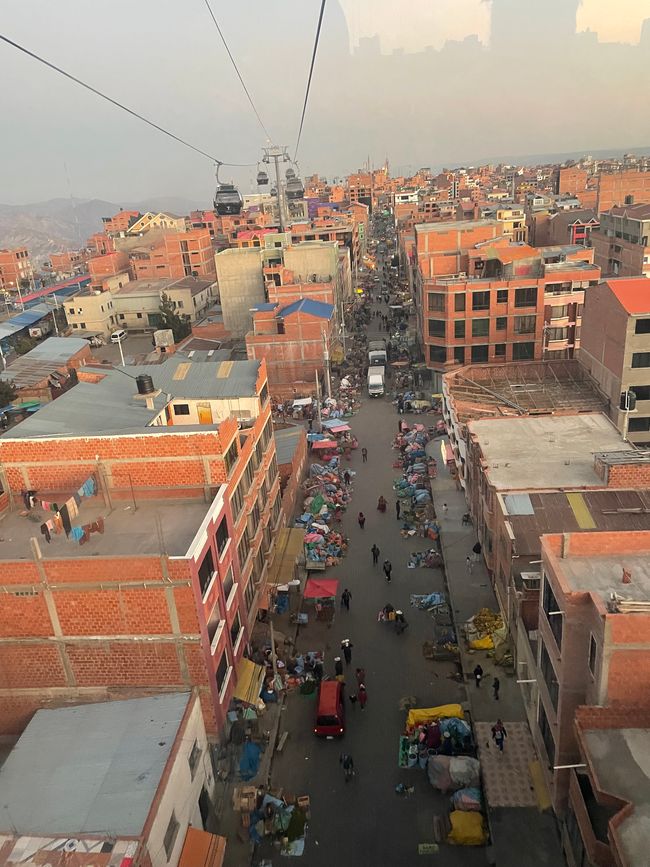 The streets of El Alto