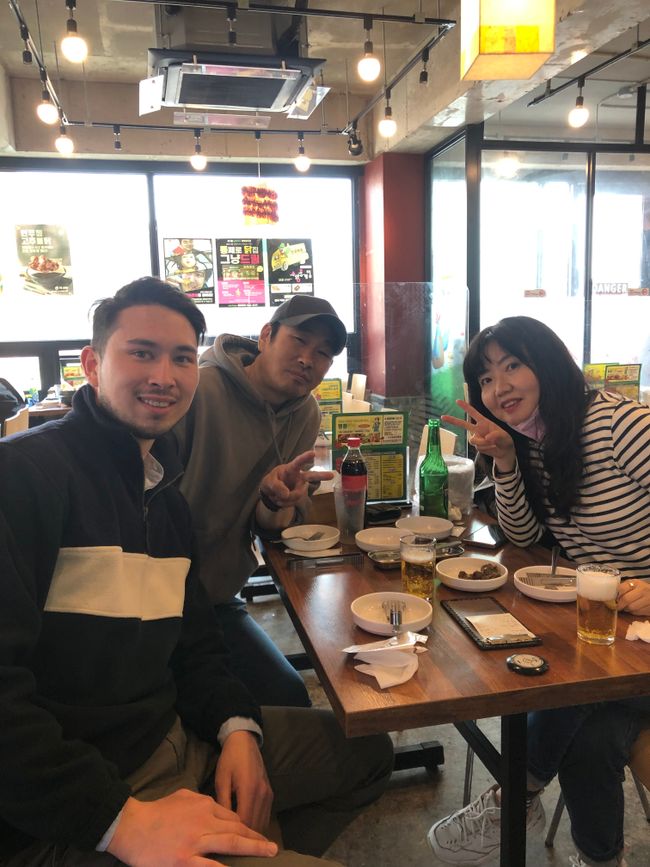 Meeting with Yunsu and his wife