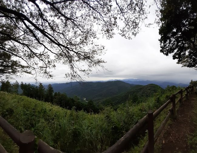 geschafft! - Blick zurück vom Mt. Kagenobu