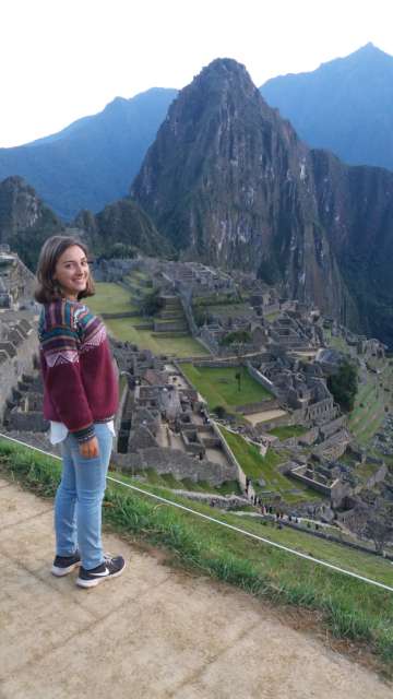The Inca ruins of Machu Picchu