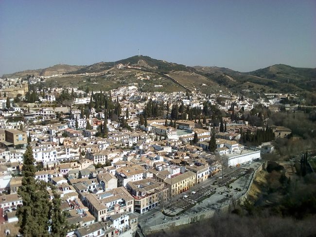 View of Albaicin and Sacromonte