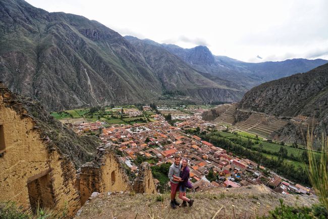 Our favorite viewpoint over Ollantaytambo
