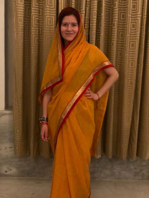 Mein erster Sari
