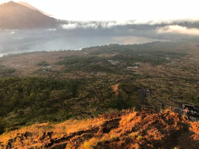 Climbing the volcano for sunrise