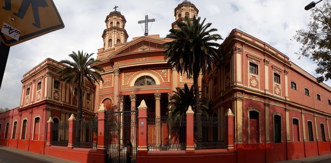 Santiago de Chile - irgendeine Kirche die ich schön fand