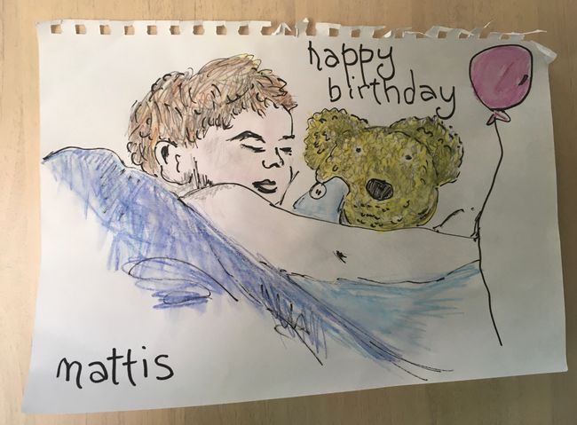 Totaranui Bay - Mattis 3. Geburtstag - Geburtstagsbild